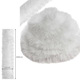 Girlanda na vianočný stromček -biela 600 cm PRO-022307