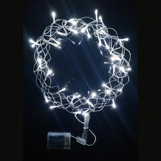 Kovový veniec - hrubý drôt  40 LED ø 30 cm LE-LK061IT
