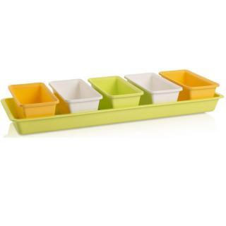 Kvetináče Mini Garden - jarní mix PLA-411057600