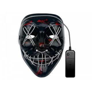LED maska ​​svietiaca  Halloweenska PRO-11359