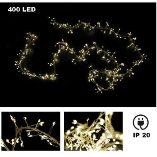 LED svetelná reťaz SLZY - 400 LED - 8 funkcii LE-070W-8