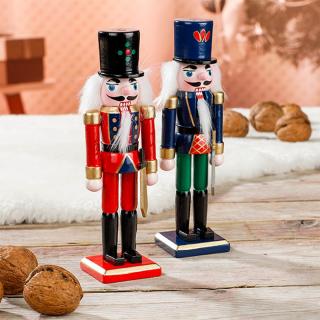 Luskáčik vianočná dekorácia drevený 18 cm HI-54129