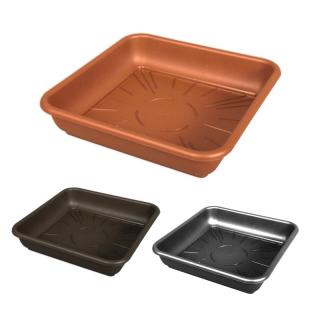 Miska pod kvetináč QUATRO 40 x 40 cm PLA-411165700 - Hnedá PLA-411165700