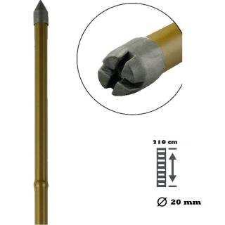 Oporná Tyč Garden  k rastlinám a paradajkám  TY 16/2100 mm hnedá, PRO-211956