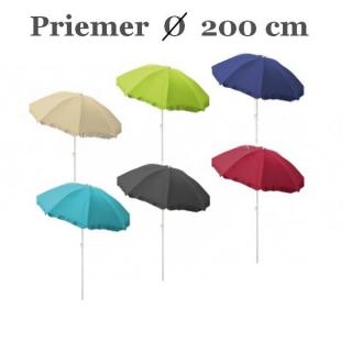 Plážový slnečník 200cm 032477 - zelená 032477