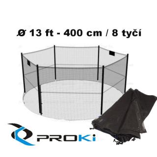Proki Ochranná sieť k trampolíne 400 cm - 8tyčí PRO-213-8