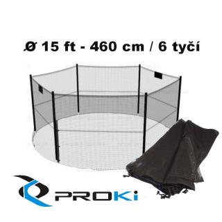 Proki Ochranná sieť k trampolíne 460 cm - 6 tyčí PRO-215-6