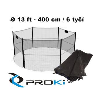 Proki Ochranná sieť na trampolínu 400 cm - 6 tyčí PRO-213-6