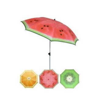 Slnečník ø180 cm FRUCHT dezing LE-2059 - Pomaranč LE-2059