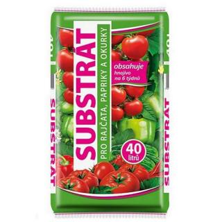 Substrát rajčiaky, papriky, uhorky 40l PRO-rup40fd