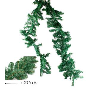 Vianočná Girlanda 270 cm - zelená LE-52741