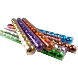 Vianočné gule plastové ø 6cm - set 12 ks LE- 52261 - Hnedá LE- 52261