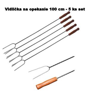 Vidlička na opekanie 100 cm - 5 ks set PRO-00047