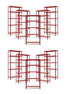 Balíček 10xSUPER HIT - Policový regál 1800x900x300 Farba: Biela
