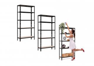 Balíček 3xSUPER HIT - Policový regál 1800x900x300 Farba: Biela