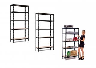Balíček 3xSUPER HIT - Policový regál 1800x900x450 Farba: Modrá
