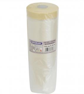 Spokar CQ fólia s papierovou páskou, 110 cm x 33 m
