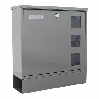 Rottner POSTALE šedá - Rottner Schránka s boxem POSTALE šedá