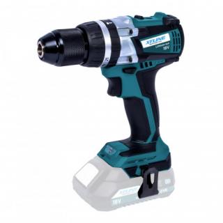 Aku vŕtačka s príklepom bezuhlíková 18V 65Nm XT102800