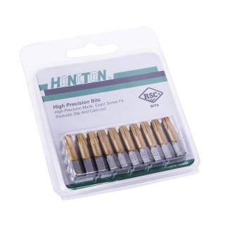 Bit 1/4" TRX (torx) S2 systém - TITAN 1bal/10ks HW964-12-xxTH prevedenie: Bit TRX 1/4” 10x25mm S2 TITAN