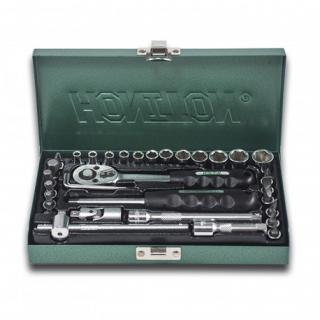 Gola sada 1/4" sada 33-dielna kovový box H1133