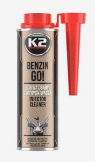 K2 - BENZIN GO! Čistič vstrekovačov 250ml