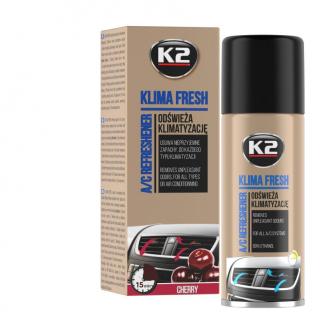 K2 KLIMA FRESH 150ml osviežovač klimatizácie - granát Balenie: K2 KLIMA FRESH CHERRY 150ml