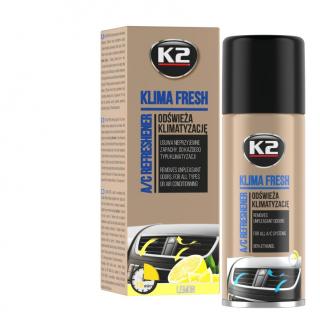 K2 KLIMA FRESH 150ml osviežovač klimatizácie - granát Balenie: K2 KLIMA FRESH LEMON 150ml