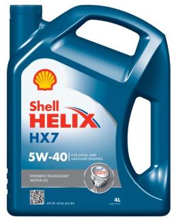 SHELL Helix HX7 5W-40 4L