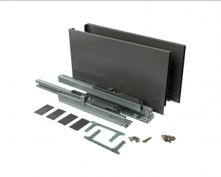 Zásuvka s bočným panelom DTC Magic Star Plus 3D jednoduchá montáž 238 mm antracit Délka: 350