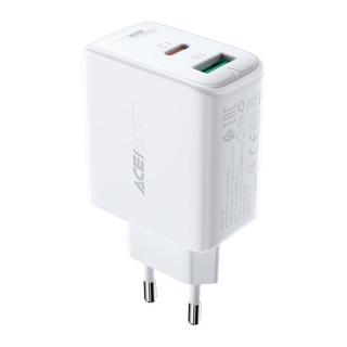 Acefast adaptér USB Typ C / USB 32W, PPS, PD, QC 3.0, AFC, FCP bílá (A5 bílá)