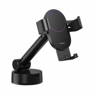 Baseus Gravity Car Mount Držák držáku na čelní sklo na palubní desku telefonu černý (SUYL-JY01)