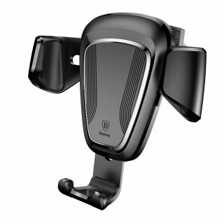 Baseus Gravity Car Mount gravitační držák do auta na ventilační mřížku 4-6" černý (SUYL-01)