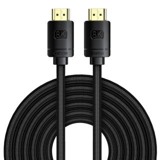 Baseus Kabel HDMI - HDMI 8K 8m Baseus High Definition Series - černý