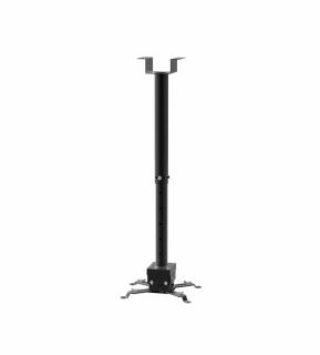 STRICT BRAND SB2 stropní držák projektoru s nastavitelnou délkou od stropu 650-1000mm v černé barvě