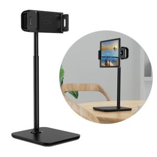 Teleskopický držák telefonu a tabletu Acefast (šířka 135-230 mm) na stůl 360° černý (E4 černý)