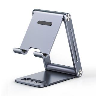 Ugreen Hliníkový skládaný podstavec na telefon nebo tablet šedý (LP263 80708)