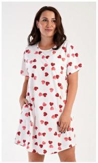 Dámská noční košile Vienetta Secret Valentýna - XL