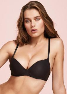 dámská push up podprsenka LORMAR NATURALE push - 80B černá