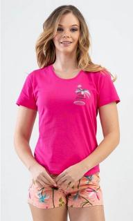 dámské pyžamo šortky Vienetta Secret Julie - XL