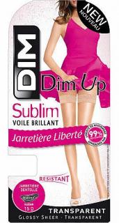 dámské samodržící punčochy  Dim 965 Up Sublim - 2 opálené