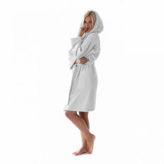 dámský župan Vestis 3356 SIENA 9151 šedá - L/XL šedá