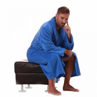 unisex savý župan Vestis 2149 Tampa 5353 sky blue - L sky blue
