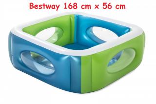 Bestway 51132 Detský nafukovací bazén s oknami 168 c m x 56 cm