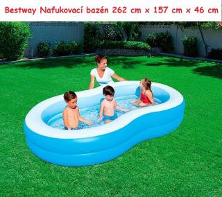 Bestway 54117 Nafukovací bazén pre deti  262/157/46cm