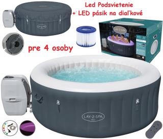 Bestway 60009 Vírivka Lay-Z-Spa Jacuzzi Bali  s Led podsvietením pre 4 osoby