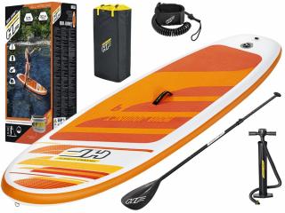 Bestway 65349 Nafukovacia doska Stand up Paddleboard Aqua Journey + veslo + pumpa 274cm, oranžová