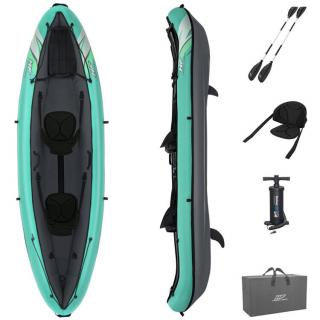 Bestway Nafukovací Kajak Ventura Elite X2 Hydro Force + veslá, nosnosť 200kg, zelený