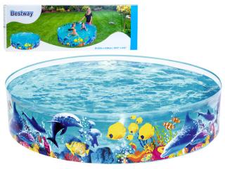 Bestway Samorozkladací Detský bazén 183cm x 38cm 55030 (183 cm)