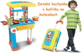 Buddy Toys Detská Kuchynka Deluxe v kufríku na kolieskach